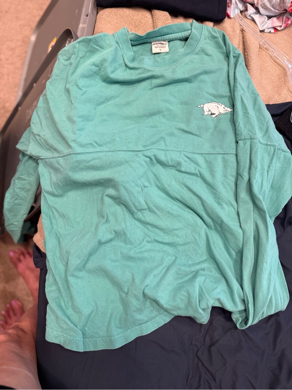 Arkansas razorback long sleeve tee